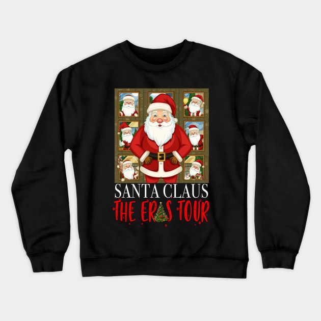 Santa Claus The Jolly Tour Family Group Christmas Matching Party Crewneck Sweatshirt by Spit in my face PODCAST